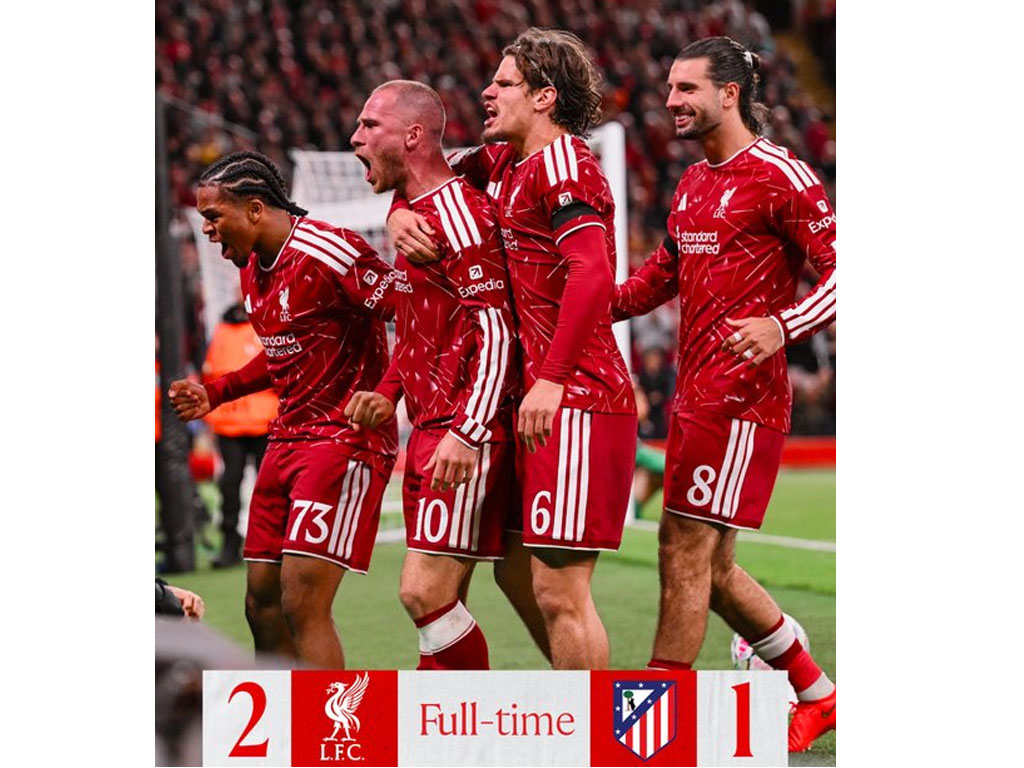 Liverpool Catat Kemenangan Pertama Lawan Atletico Madrid di Fase Liga Liga Champions UEFA 2026/2027